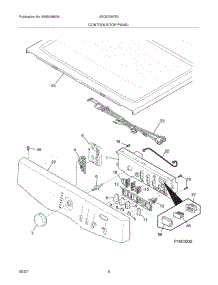 07 - Controls / Top Panel parts for Frigidaire Dryer AEQ6700FE0 from AppliancePartsPros.com