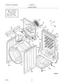 03 - Cabinet / Drum parts for Frigidaire Dryer CAQE7072LR0 from AppliancePartsPros.com
