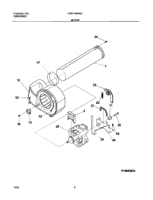 09 - Motor parts for Frigidaire Dryer CREF342AS2 from AppliancePartsPros.com