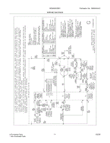 11 - Wiring Diagram parts for Frigidaire Dryer AEQ6000CES1 from AppliancePartsPros.com