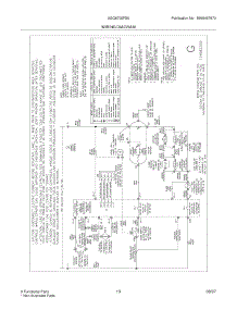 13 - Wiring Diagram parts for Frigidaire Dryer AGQ6700FS0 from AppliancePartsPros.com