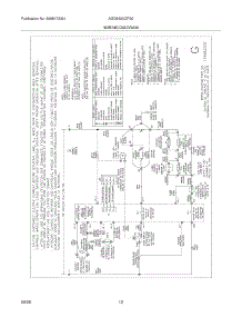 12 - Wiring Diagram parts for Frigidaire Dryer AGQ6500CFG0 from AppliancePartsPros.com