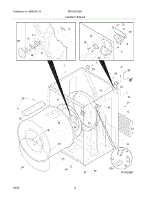 03 - Cabinet / Drum parts for Crosley Dryer BEF332CES0 from AppliancePartsPros.com
