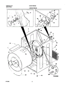 03 - Dry Cab,Heater parts for Frigidaire Dryer CRER5700AS0 from AppliancePartsPros.com