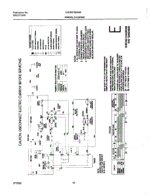 10 - 134054800 Wiring Diagram parts for Frigidaire Dryer CRER5700AS0 from AppliancePartsPros.com