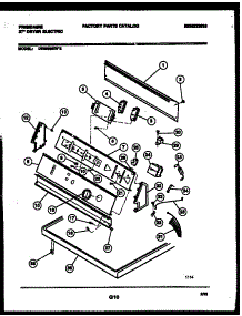 04 - Console And Control Parts parts for Frigidaire Dryer DE6900RW2 from AppliancePartsPros.com