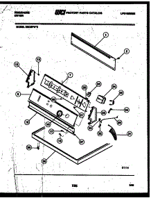 04 - Console And Control Parts parts for Frigidaire Dryer DECSFW0 from AppliancePartsPros.com