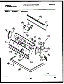 04 - Console And Control Parts parts for Frigidaire Dryer DEISFL5 from AppliancePartsPros.com