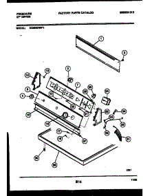 04 - Console And Control Parts parts for Frigidaire Dryer DG5800RW1 from AppliancePartsPros.com