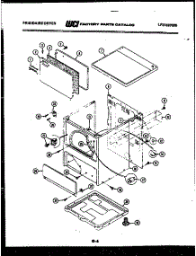 03 - Door, Top And Cabinet Parts parts for Frigidaire Dryer DEDW1 from AppliancePartsPros.com