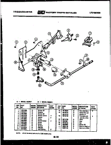 08 - Burner Parts parts for Frigidaire Dryer DEDW1 from AppliancePartsPros.com