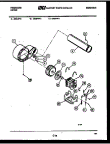 05 - Blower And Drive Parts parts for Frigidaire Dryer DESFW2 from AppliancePartsPros.com