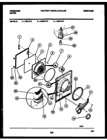 03 - Door Parts parts for Frigidaire Dryer DEISFW3 from AppliancePartsPros.com