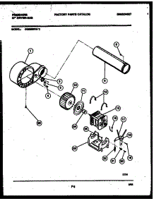 05 - Blower And Drive Parts parts for Frigidaire Dryer DG5800RW2 from AppliancePartsPros.com