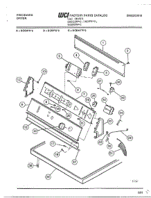 Frigidaire 27" Dryer - Gas - 5995210126 Frigidaire Electric Dryer Page 5 parts for Frigidaire Dryer DGDFW*2 from AppliancePartsPros.com