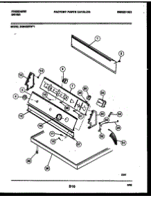 04 - Console And Control Parts parts for Frigidaire Dryer DG6420RW1 from AppliancePartsPros.com