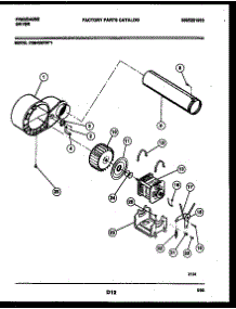 05 - Blower And Drive Parts parts for Frigidaire Dryer DG6420RW1 from AppliancePartsPros.com