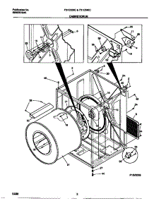 02 - Cabinet / Drum parts for Frigidaire Dryer F31C546CS1 from AppliancePartsPros.com