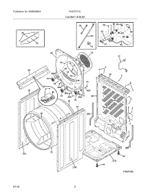 03 - Cabinet / Drum parts for Frigidaire Dryer FASG7074LA0 from AppliancePartsPros.com