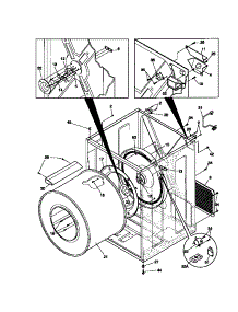 02 - Cabinet / Drum parts for Frigidaire Dryer FDE116RBW1 from AppliancePartsPros.com