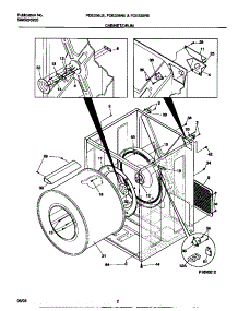 02 - Cabinet / Drum parts for Frigidaire Dryer FDE336RET0 from AppliancePartsPros.com