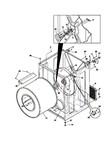 02 - Cabinet / Drum parts for Frigidaire Dryer FDG546NBS1 from AppliancePartsPros.com