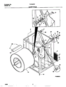 02 - Cabinet / Drum parts for Frigidaire Dryer FDG546RES0 from AppliancePartsPros.com