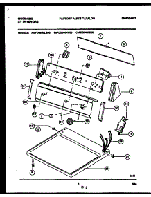 04 - Console And Control Parts parts for Frigidaire Dryer FDG546RBT0 from AppliancePartsPros.com