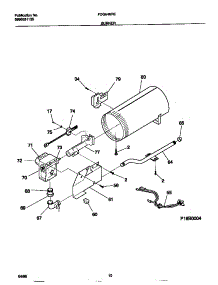 06 - Burner parts for Frigidaire Dryer FDG546RES0 from AppliancePartsPros.com