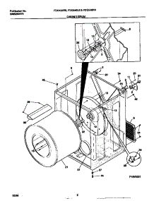 02 - Cabinet / Drum parts for Frigidaire Dryer FDG436RBS2 from AppliancePartsPros.com