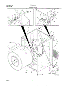 03 - Dry Cab,Heater parts for Frigidaire Dryer FER221AS0 from AppliancePartsPros.com