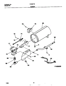 06 - Burner parts for Frigidaire Dryer FDG8977ES0 from AppliancePartsPros.com