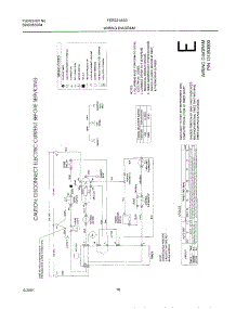 10 - 131953900 Wiring Diagram parts for Frigidaire Dryer FER221AS0 from AppliancePartsPros.com
