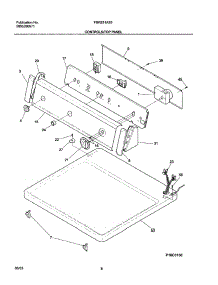 07 - Controls parts for Frigidaire Dryer FGR231AS3 from AppliancePartsPros.com