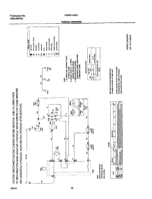 12 - Wiring Diagram parts for Frigidaire Dryer FGR211AS3 from AppliancePartsPros.com