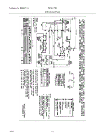 12 - Wiring Diagram parts for Frigidaire Dryer FGR641FS2 from AppliancePartsPros.com
