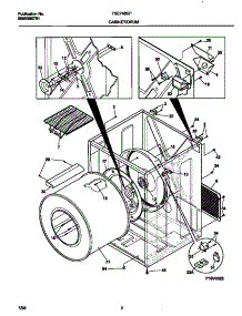 02 - Cabinet / Drum parts for Frigidaire Dryer FSE748GFS0 from AppliancePartsPros.com