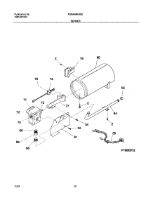 11 - Burner parts for Frigidaire Dryer FSG446RHS2 from AppliancePartsPros.com