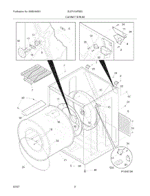 03 - Cabinet / Drum parts for Frigidaire Dryer GLER104FSS0 from AppliancePartsPros.com