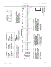 11 - Wiring Diagram parts for Frigidaire Dryer GLER1042FS0 from AppliancePartsPros.com