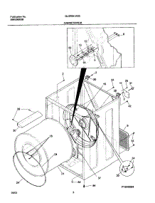 03 - Cabinet parts for Frigidaire Dryer GLGR341AS3 from AppliancePartsPros.com