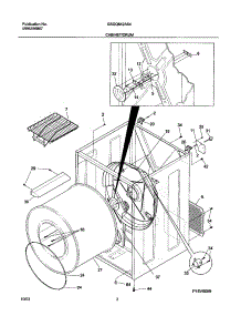 03 - Cabinet / Drum parts for Frigidaire Dryer GSGQ642AS4 from AppliancePartsPros.com