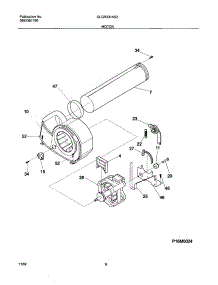 09 - Motor parts for Frigidaire Dryer GLGR331AS2 from AppliancePartsPros.com