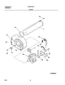 09 - Motor parts for Frigidaire Dryer GLGR341AS3 from AppliancePartsPros.com