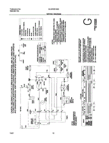 12 - Wiring Diagram parts for Frigidaire Dryer GLGR331AS2 from AppliancePartsPros.com