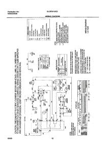 12 - Wiring Diagram parts for Frigidaire Dryer GLGR341AS3 from AppliancePartsPros.com