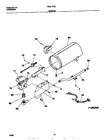 06 - Burner parts for Frigidaire Dryer FSG747GES0 from AppliancePartsPros.com