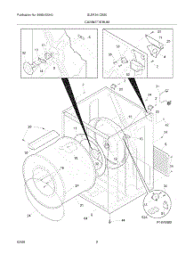 03 - Cabinet / Drum parts for Frigidaire Dryer GLER341CES0 from AppliancePartsPros.com