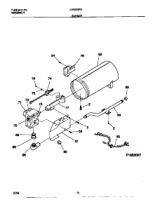 06 - Burner parts for Frigidaire Dryer LDG333PEW0 from AppliancePartsPros.com