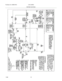 12 - Wiring Diagram parts for Frigidaire Dryer LGQ1442ES2 from AppliancePartsPros.com